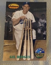 Gil Hodges, SWINGIN' FOR THE FENCES Insert, 1994 Ted Williams Card Company #148