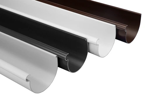 Dachrinne Ø 90mm Sparpaket Regenrinne halbrund Entwässerung Kunststoff RainWay S