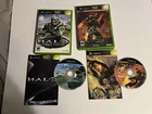Halo: Combat Evolved & 2 Bundle Original Xbox Black Label Complete In Box CIB