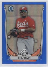 2014 Bowman Draft Top Prospects Chrome Blue Refractor 117/399 Phil Ervin 4hn