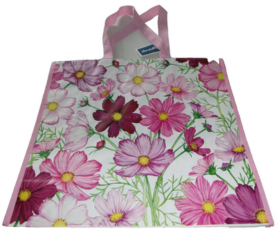 Reusable Tote Bag ~ 19'' X 18'' X 8'' ~ COLORFUL DAISIES   By Marshall's