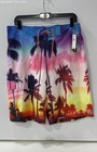 Ocean Current Mens Multicolor Palm Tree Print Tropical Swim Trunks Size Large — photo 1