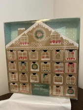 Real Simple 24 Day Christmas Countdown New Advent Calendar Gingerbread House 