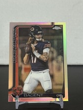 Tyson Bagent 2025 Topps Chrome Football Refractor #54 Chicago Bears