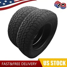 Set Of 2 Royal Black Terra Force At 28565r17 116t All Terrain Tires Utqg 660aa