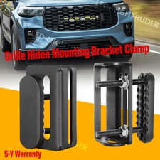 2x Front Grille Hid Clamp Mounting Brackets For Led Light Bar Offroad Truck 4wd