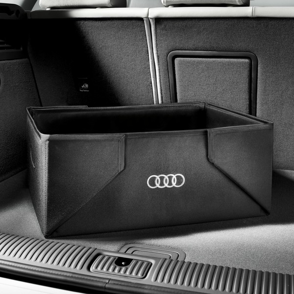 Original Audi Kofferraumbox Faltbox GepäCkkorb Faltbar Schwarz 32L 8U0061109 NEU-image