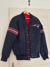 Vintage New England Patriots Bomber Satin NFL...