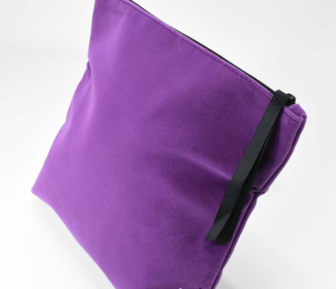 GUCCI Pouch Purple Polyester Polyester lining Log… - image 15