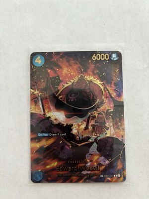 Edward Weevil SP R EB01-023 THE AZURE SEA'S SEVEN ONE PIECE Card ENGLISH OP14