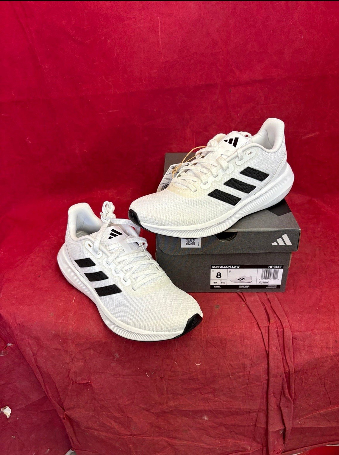 New: adidas Shoes/Sneakers: Runfalcon 3.0 W Black White Women’s SneakersSize 8