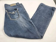 Women's Seven Size 16 Slim Boot Blue Jeans Light Wash