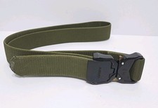 JUKMO Quick Release Tactical Belt 1.5" NylonWeb Military Hiking Utility Green