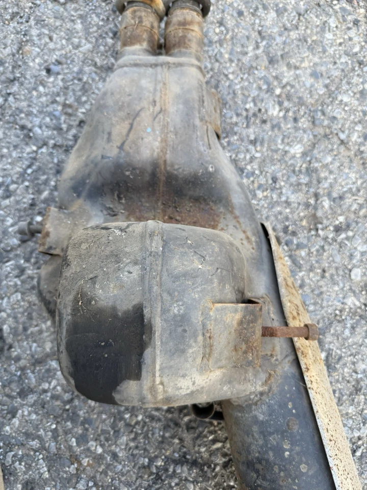 Yamaha SRX600 SRX 600 Cabezal de escape Cabezales Tubo Motor OEM Silenciador genuino Foto 3 de 4