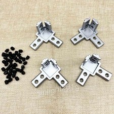 4x Eckverbinder 3-Weg 3030 4040 Nut 8 Profil Aluprofil Verbinder Eckwinkel Set