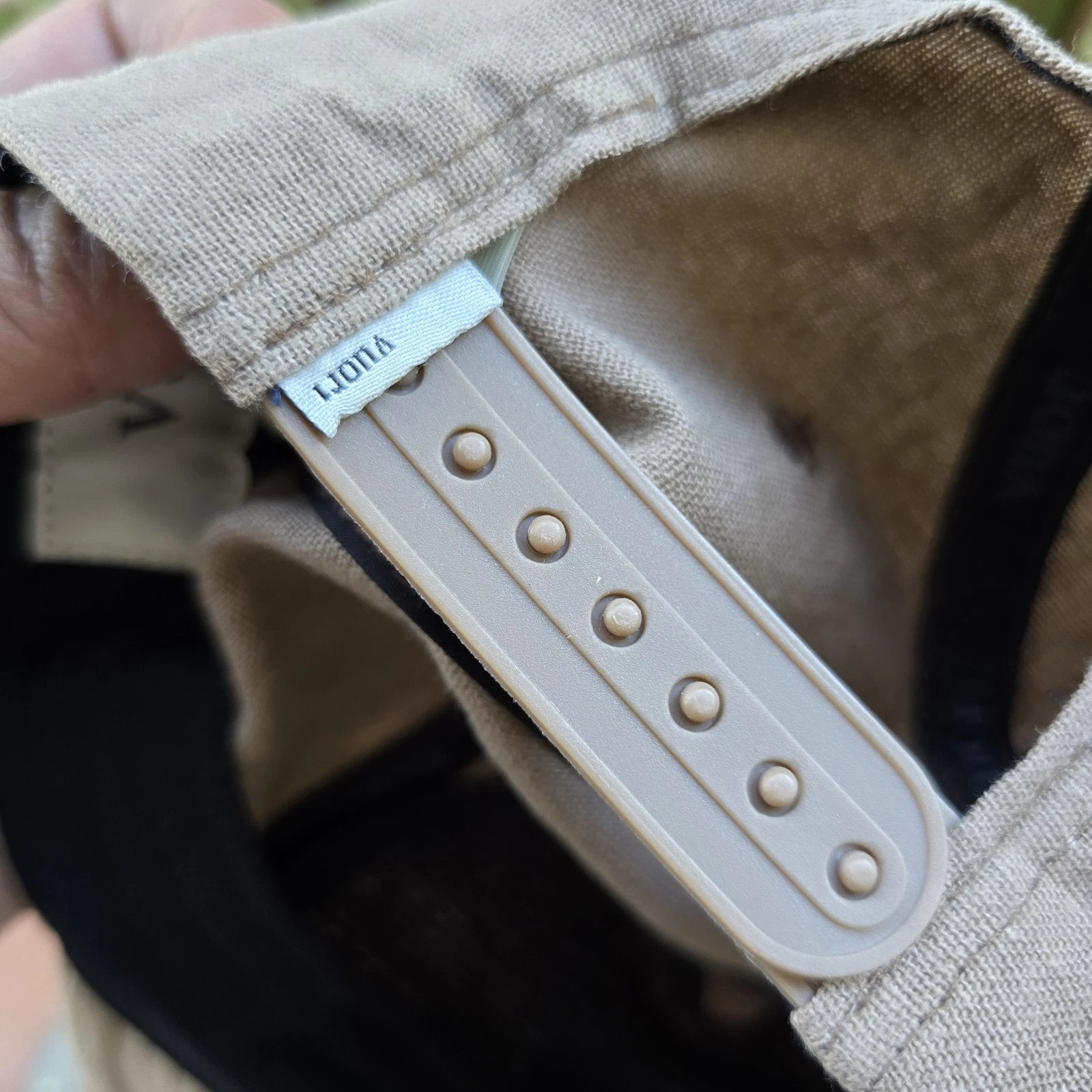 vuori signal snapback adjustable linen blend eu 