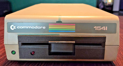 Vintage Commodore 64 Computer 1541 Single Disk Floppy Drive- Working - Unit Only