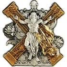 2025 CAMEROON 2000 FRANCS 12 APOSTLES SAINT ANDREW 2 OZ .999 SILVER COIN OGP/COA