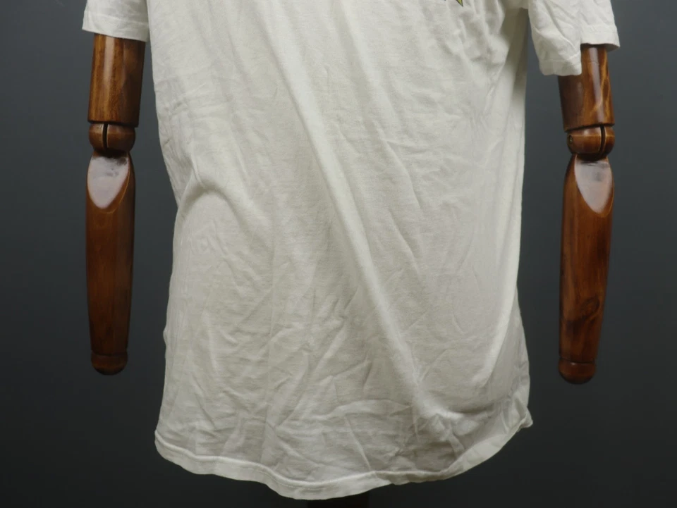 EDWIN White 100% Cotton Crew Neck Casual Short Sleeve Pullover Tee Shirt Size M - Image 3 of 4