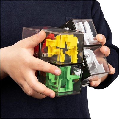 Rubik s Perplexus Rubiks 2x2 Fusion Puzzle Cube, Marble Maze Ball Dexterity Game