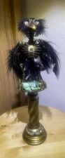 Crow/ Raven Halloween Prop Creepy Horror Gothic Decor One of a Kind Hand Crafted