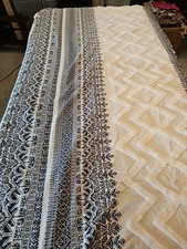 Ink Ivy Mila 3-Piece Navy Cotton Full/Queen Duvet Set Tufted Chenille 86" X 86"