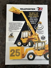 Sanderson Teleporter 2 7-25 1990’s Classic Tractor JCB Manitou Matbro Merlo