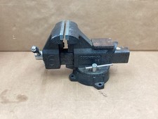 Vintage Columbian D6 6" Heavy Duty Swivel Base Bench Vise Anvil Pipe Jaw 71D