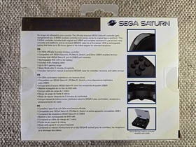 Retro-Bit Sega Saturn, PC, Nintendo Switch Wireless Arcade Pad -NEW, Sealed