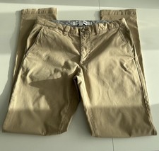 Lacoste Herren Chino Hose Slimfit L34 FR42 US33 Beige Sandfarben guter Zustand