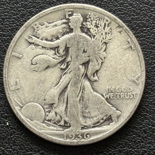 1936 Philadelphia Mint Silver Walking Liberty Half Dollar