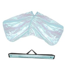 55" Worship Flags for Teenager, Praise Dance Flag for Tansparent Light Blue