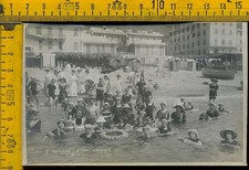 Savona Varazze Cartolina Fotografica Primi 900 Bagni Mafalda mn 490