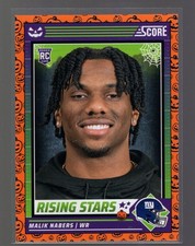 2024 Panini Score-A-Treat - Rising Stars Malik Nabers #37 Orange Pumpkins (RC)