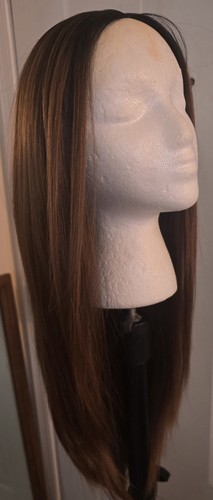 The Daily Wig by Outre Lace Front Synthetic Copper Brown 22" NWOT - Picture 1 of 7