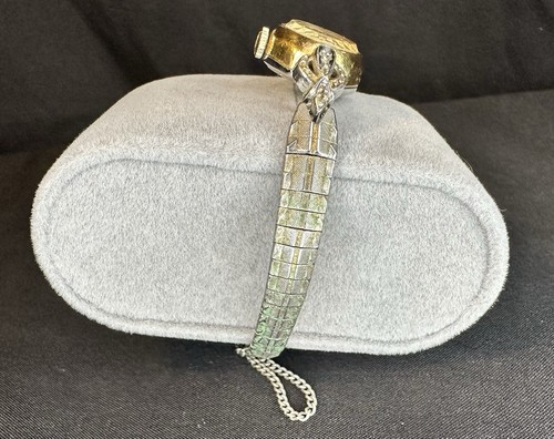 Gruen Precision Ladies Swiss Watch 17 Jewels Gold Tone Case & Silver Tone Band - Picture 4 of 9
