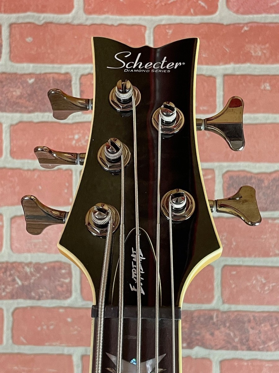Schecter Stiletto Extreme-5 Bass Guitar - See-thru Black | eBay