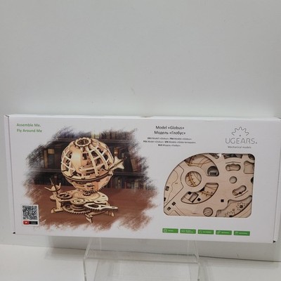 UGears Steampunk Globe 3D Puzzle Mechanical Wood Construction Kit