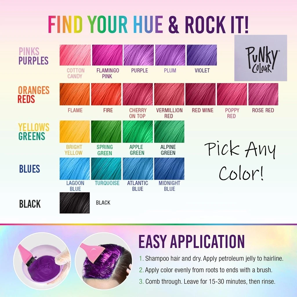 Semi-Permanent Hair Dye Hair Color Products Hypoallergenic for