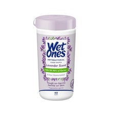 Wet Ones Antibacterial Hand Wipes, Lavender Wipes  1 Count Pack of 1 