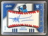 2021 Panini Absolute Monte Harrison Baseball Material Red Seams RC Auto #/99
