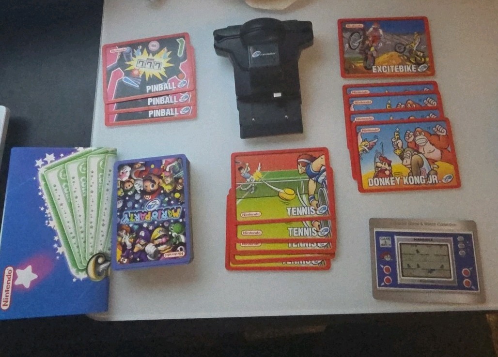 Nintendo E-Reader GBA Bundle Mario Party, Excitebike, Pinball, Donkey Kong Jr.-image