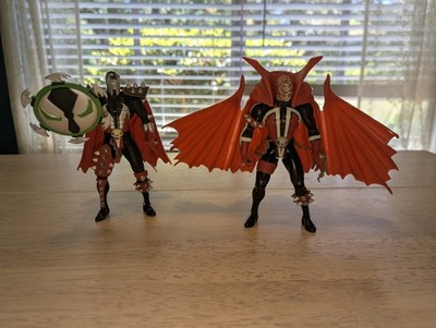 Spawn Vintage Action Figures Lot of 2 Medieval Unmasked Spawn 1994