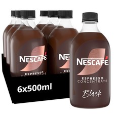 Coffee Concentrate for Black Espresso 6x500ml Pack, Bold Arabica Flavour