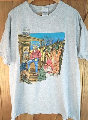 VTG 1994 Hunting T-Shirt Hunting Funny Hunter  Camp Doe-B-Gone Deer Buck 2XL