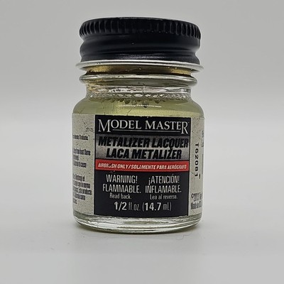 DISCONTINUED Testors Model Master Metalizer Lacquer Paint: Non Buff Brass 