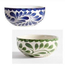 NEW Pottery Barn Puebla Porcelain Cereal Bowls - Set of 4