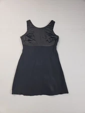 Donna Rico Women Dress 6 Black Satin & Chiffon Sleeveless Cocktail Party Casual