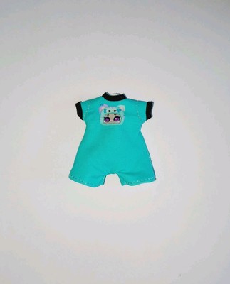 Lol Tweens Costume Surprise Doll Emma Emo Teal Bodysuit Jumpsuit w/ Kitty Design