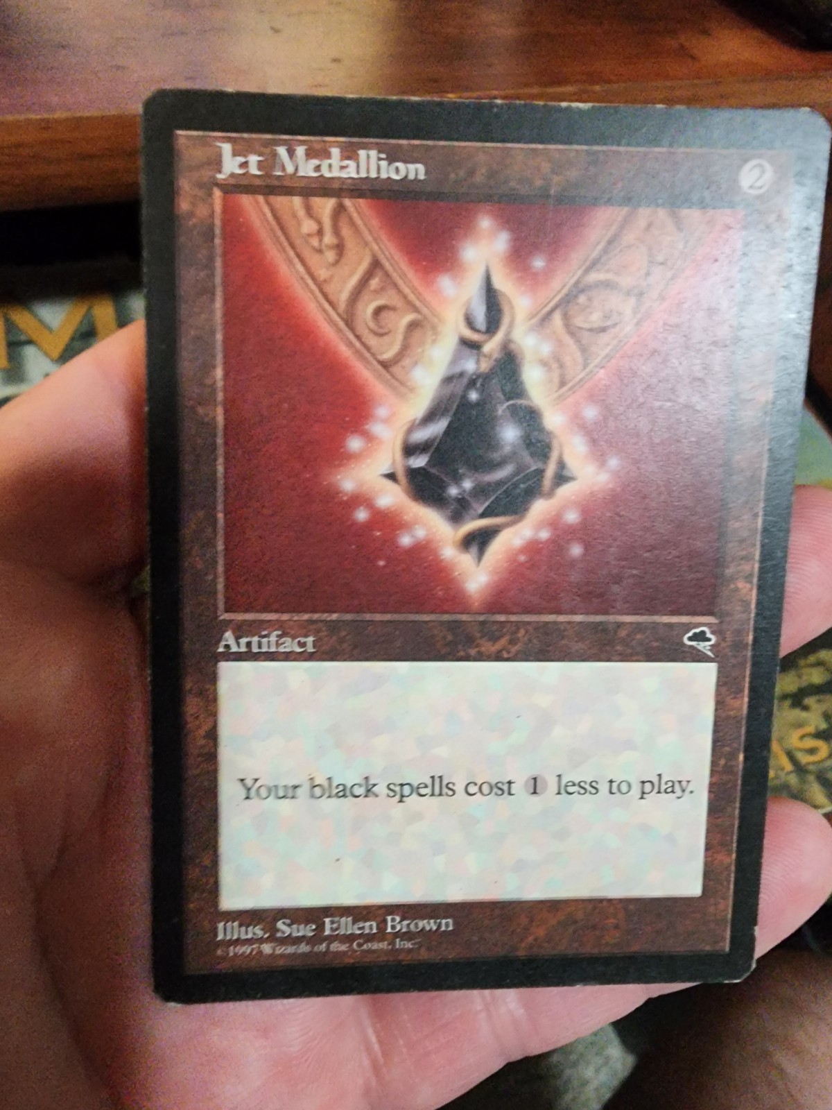 Tempest  MTG   1    Jet Medallion  Magic
